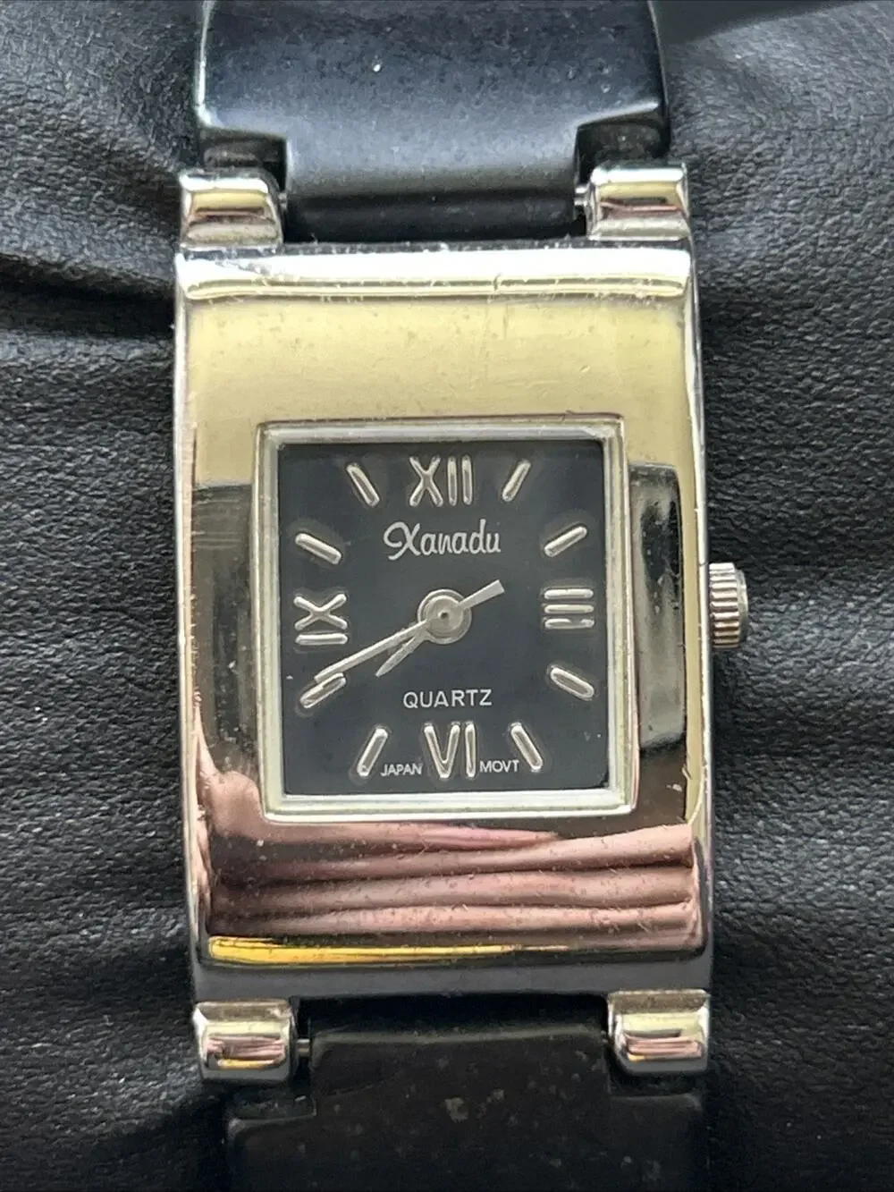 Xanadu Black And Silver Tone Women’s Quartz Watch